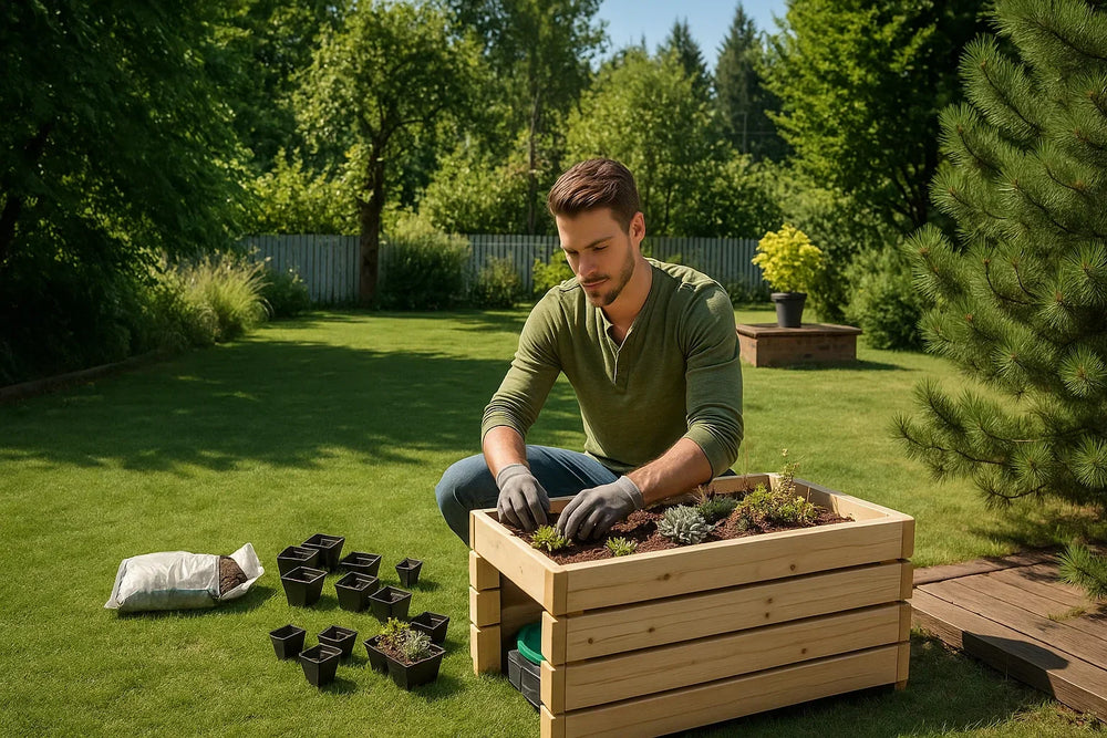 diy garaje robot cortacésped