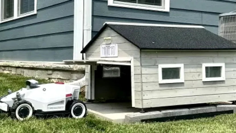 almacenamiento del robot cortacésped durante el invierno