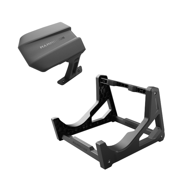 Garaje estándar + Soporte de limpieza para cortacésped