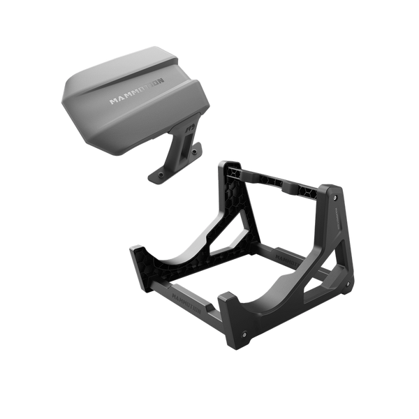 Garaje estándar + Soporte de limpieza para cortacésped