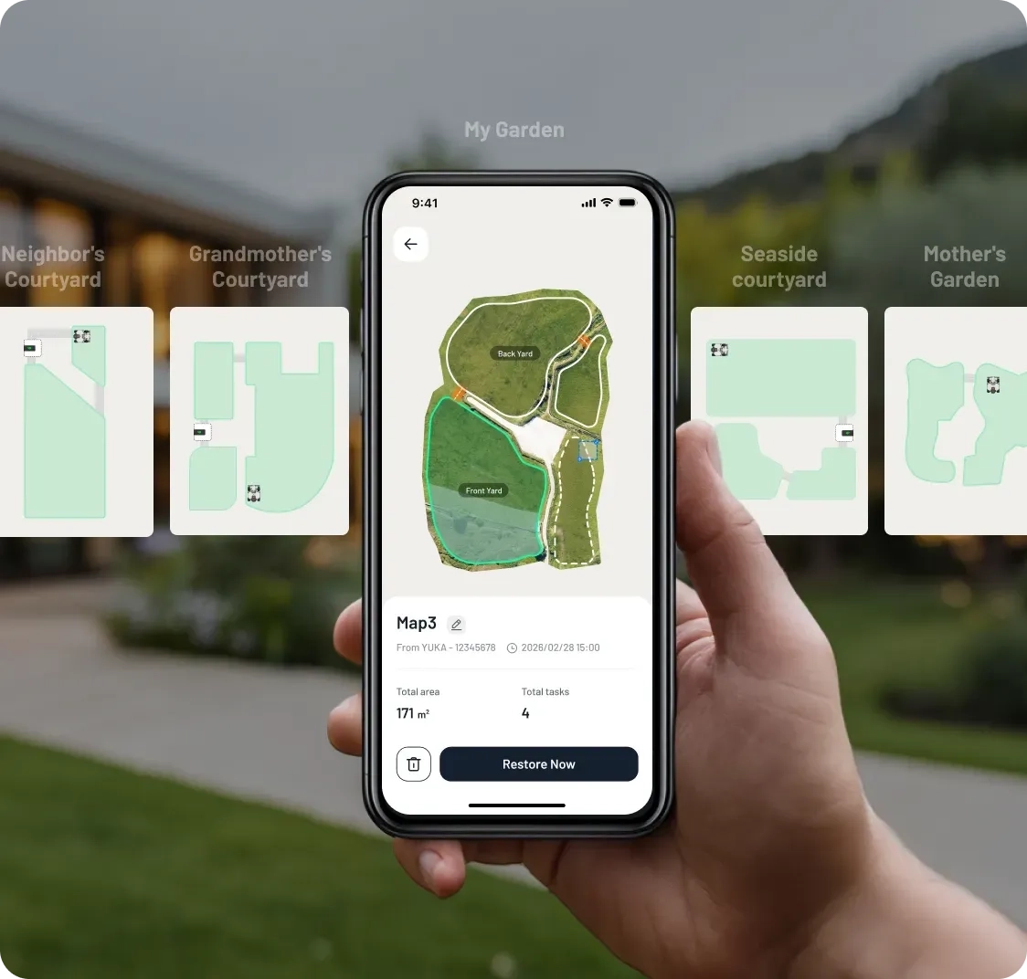 Copia  de Seguridad en la Nube para hasta 10 Mapas de Césped