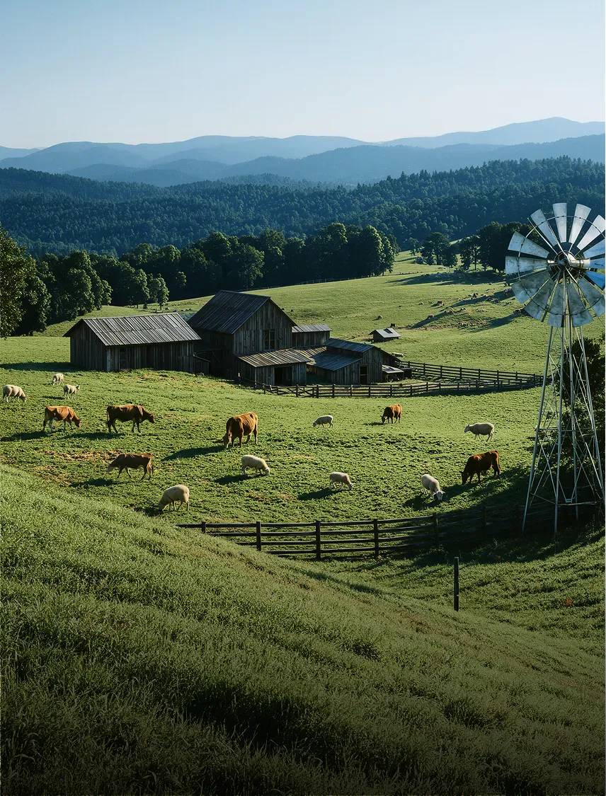 Paisaje de rancho