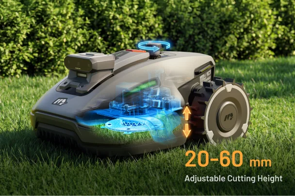 Altura de Corte Ajustable de 20 a 60 mm